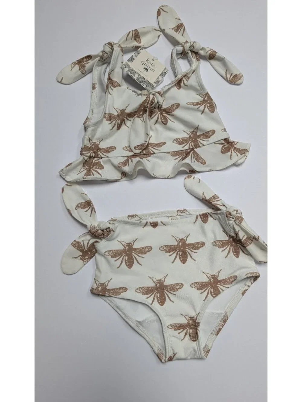 Kate Quinn Fennel Bees Bikini Set 5Y Swimsuit Swim